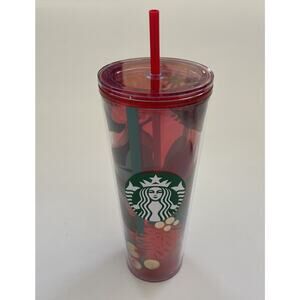 Starbucks Tumbler MERMAID LOGO 24oz with‎ Straw